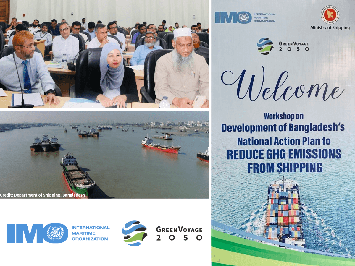 Bangladesh accelerates efforts to tackle GHG emissions from shipping with National Action Plan 