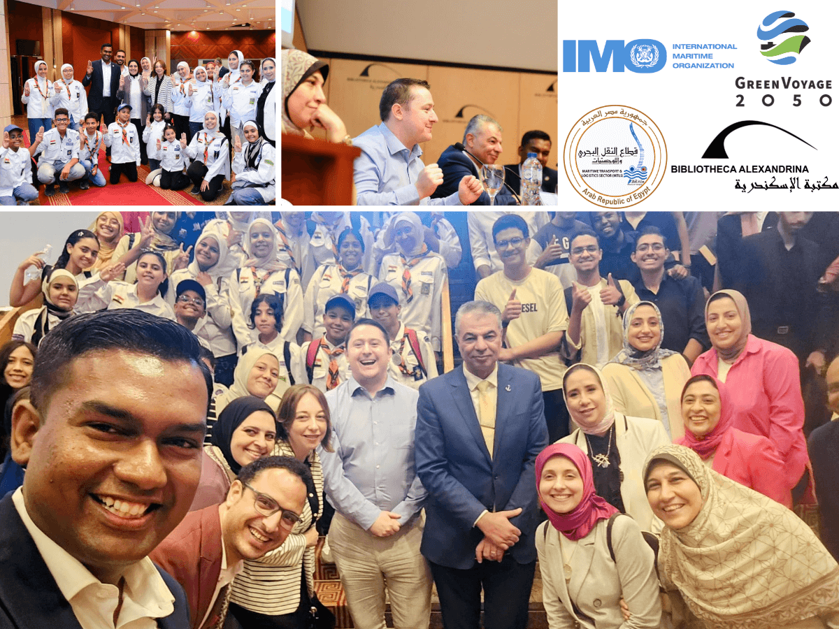 Egyptian students inspired to explore green shipping careers 
